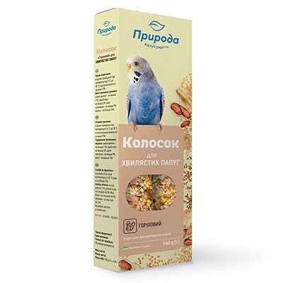 Колосок для попугая ореховый 140г