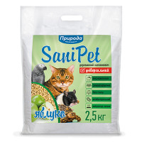 Наполнитель древесный SANI PET УНИВЕРСАЛЬНЫЙ 2,5 кг ЯБЛОКО