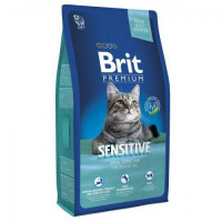 Brit Premium Cat Sensitive 8 kg (д/ кошек c чувствительным пищеварением)
