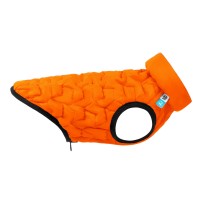 Двусторонняя курточка для собак AiryVest UNI, размер M48, оранжевая/черная, 2567