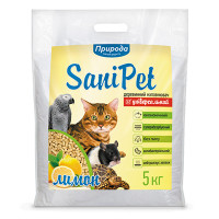 Наполнитель древесный SANI PET УНИВЕРСАЛЬНЫЙ 5 кг ЛИМОН