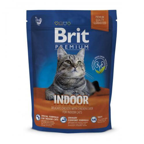 Brit Premium Cat Indoor 300 g (д/ кошек, живущих в помещении)