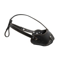 Намордник CoLLaR стафф черный, кожа, длинна/обхват морды: 9 / 31 см