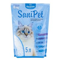Наполнитель силикагелевый SANI PET 5L
