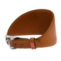 Ошейник WAUDOG Soft для борзых собак  Коричневый, кожа, Размер: XS