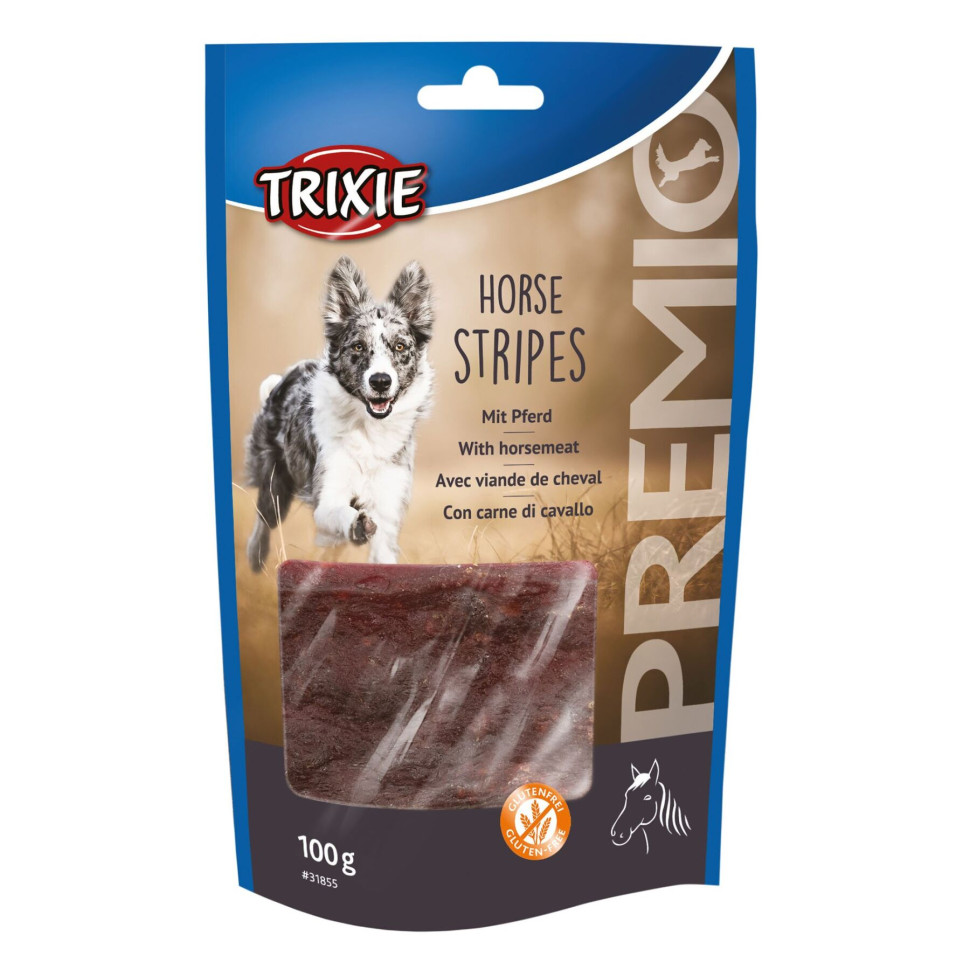 Лакомство д/соб. "Horse Stripes" с кониной 11см 100г