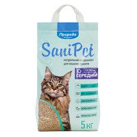 Наполнитель бентонитовый SANI PET средний 5кг NEW