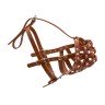 Намордник CoLLaR твердый  коричневый, кожа, длинна/обхват морды: 5 / 38 см