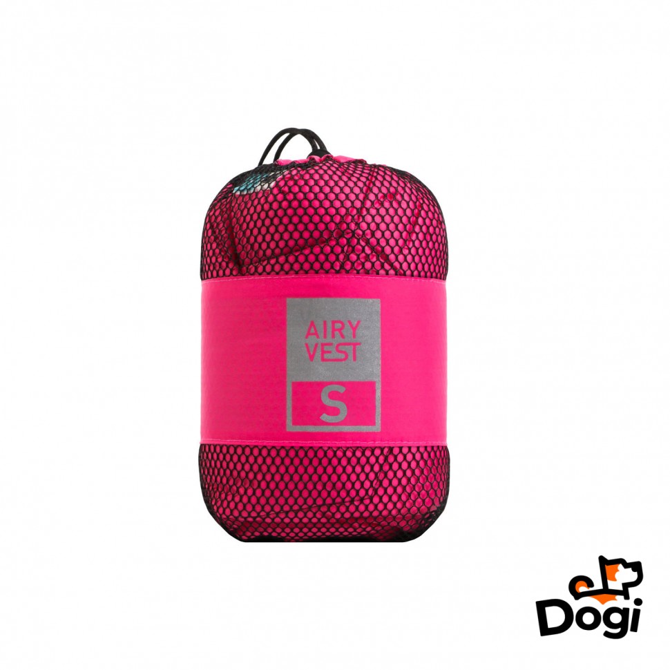 Подстилка AiryVest размер L, 100х70 см, розовая/черная, 0085