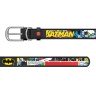 Ошейник WAUDOG Design, рисунок "Бэтмен1", металлическая пряжка  черный, кожа, Размер: XS (19-25 см)