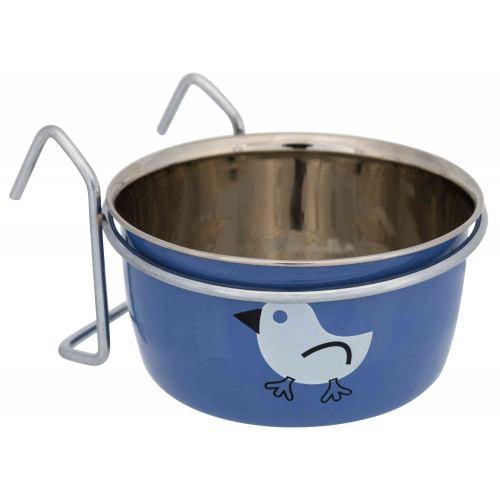 Кормушка д/птиц подвесная,метал. 350 ml/d 10 cm, с птичкой