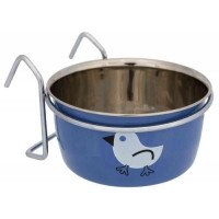 Кормушка д/птиц подвесная,метал. 350 ml/d 10 cm, с птичкой