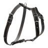 Шлея одинарная CoLLaR для мелких и средних собак черный, кожа, Обхват груди 69-81 см