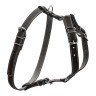 Шлея одинарная CoLLaR для мелких и средних собак черный, кожа, Обхват груди 69-81 см