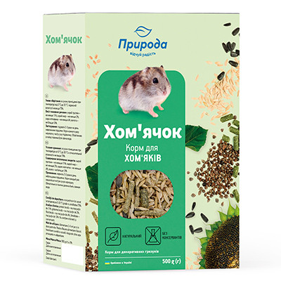 Корм для хомяков 500г NEW
