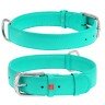 Ошейник WAUDOG Glamour без украшений  Ментоловый, кожа, Размер: L (46-60 см)