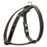 Шлея одинарная CoLLaR для мелких пород собак черный, кожа, Обхват груди 40-55 см