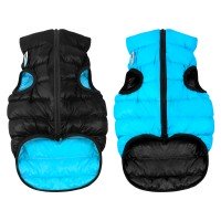 Двусторонняя курточка для собак AiryVest черно-голубая, размер L65, 1639