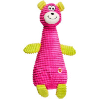 Игрушка GimDog Зверушки FLUO FRIENDS, д/соб, 24,8 см, розовый