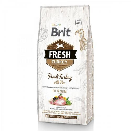 Brit Fresh Turkey/Pea Light Fit & Slim Adult 12 kg индейка,горошек д/взрослых собак