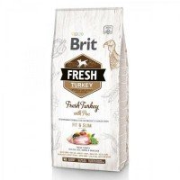 Brit Fresh Turkey/Pea Light Fit &amp; Slim Adult 12 kg индейка,горошек д/взрослых собак
