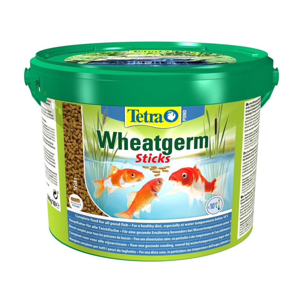 Tetra POND Wheatgerm ST. 10L  облегч. корм для осени и зимы