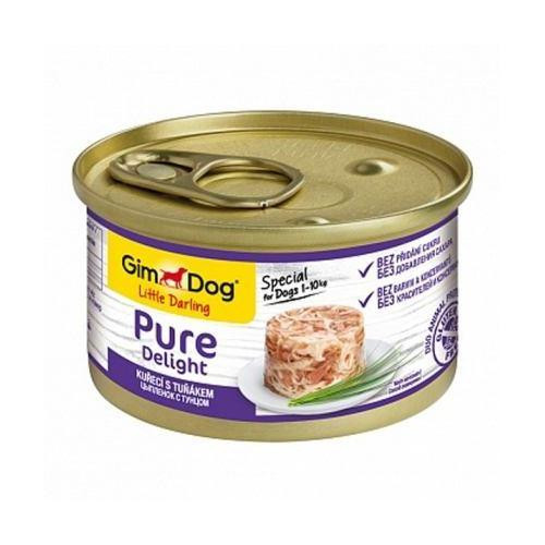 GimDog LD Pure Delight k 85g курица, тунец