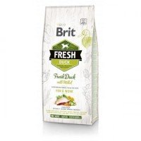Brit Fresh Duck/Millet Active Run &amp; Work 12 kg утка,пшено д/взрослых собак