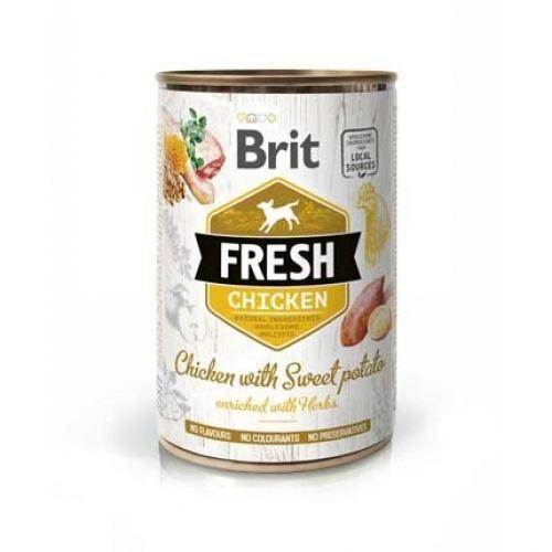 Brit Fresh Chicken/Sweet Potato k 400g курица,батат д/собак
