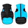 Двусторонняя курточка для собак AiryVest черно-голубая, размер XS25, 1599