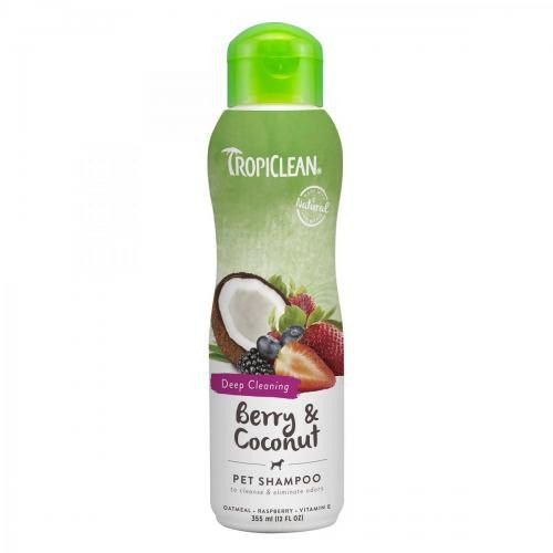 Шампунь TropiClean Berry&Coconut  355ml ягода/кокос