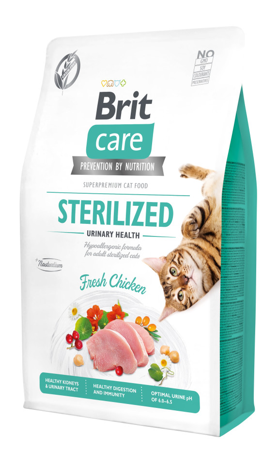 Brit Care Cat GF Sterilized Urinary Health, 2кг (уринари д/стерилизованных)