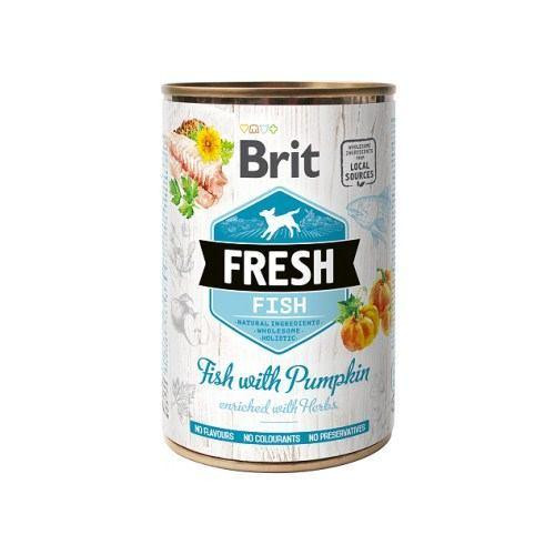 Brit Fresh Fish/Pumpkin k 400g рыба,тыква д/собак