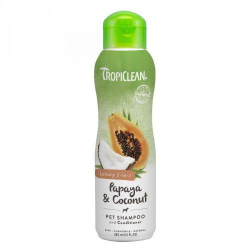 Шампунь TropiClean Papaya&Coconut 355ml папайя/кокос