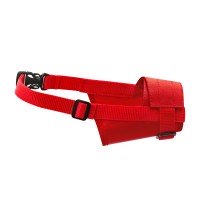 Намордник DOG Extreme регулируемый красный, нейлон, обхват морды: 25-34 см