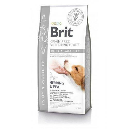 Brit GF VetDiets Dog Mobility 12 kg для суставов с селедкой, лососем, горохом и гречкой