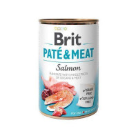 Brit Paté &amp; Meat Dog k 400 g с лососем