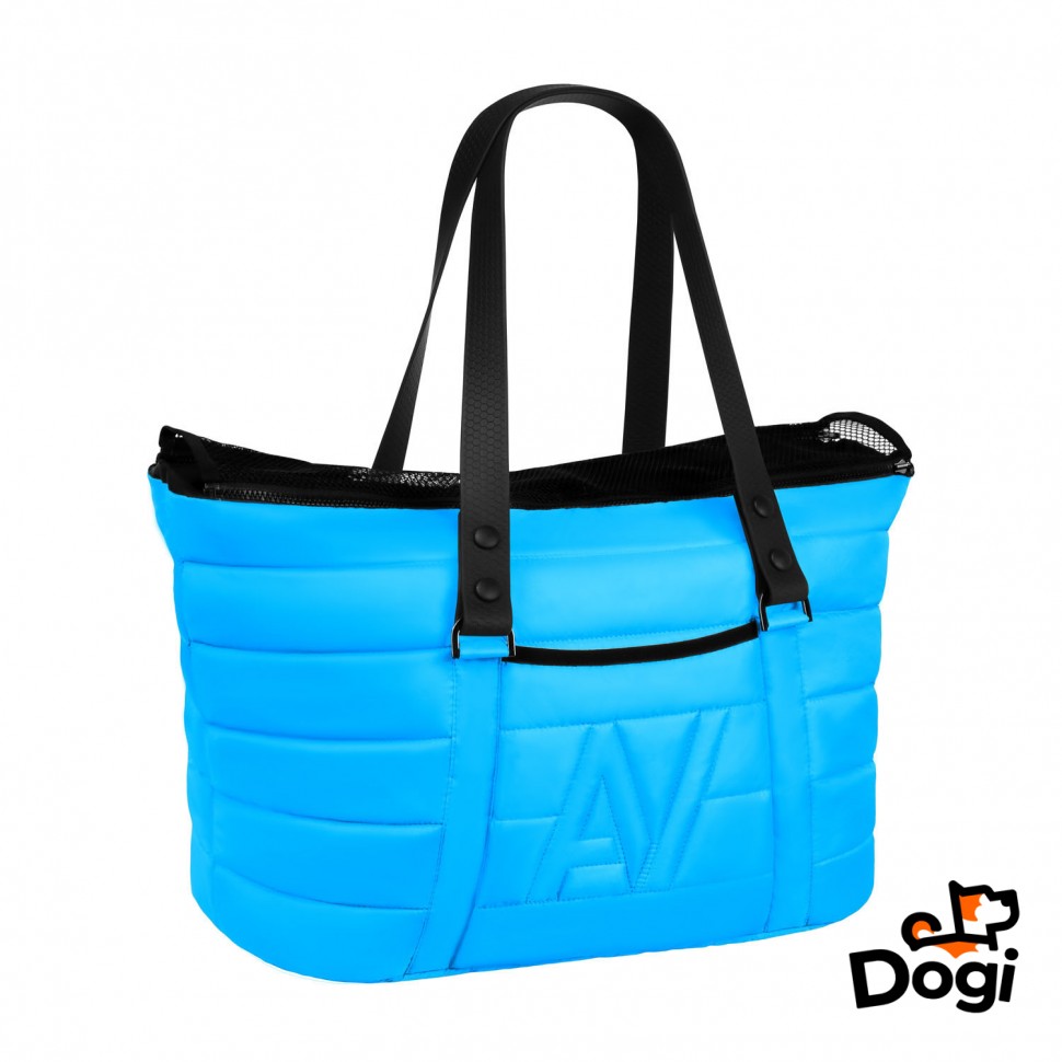 Сумка-переноска AiryVest голубая, 38х29х21см, 00972