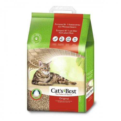 Подстилка Cats Best ORIGINAL (ЭКО ПЛЮС) 40л/17,2кг
