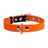 Ошейник CoLLaR х/б тесьма Оранжевый, брезент, Размер: M (41-53 см)