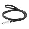 Поводок перестежка CoLLaR черный, кожа (122,142,183 см)