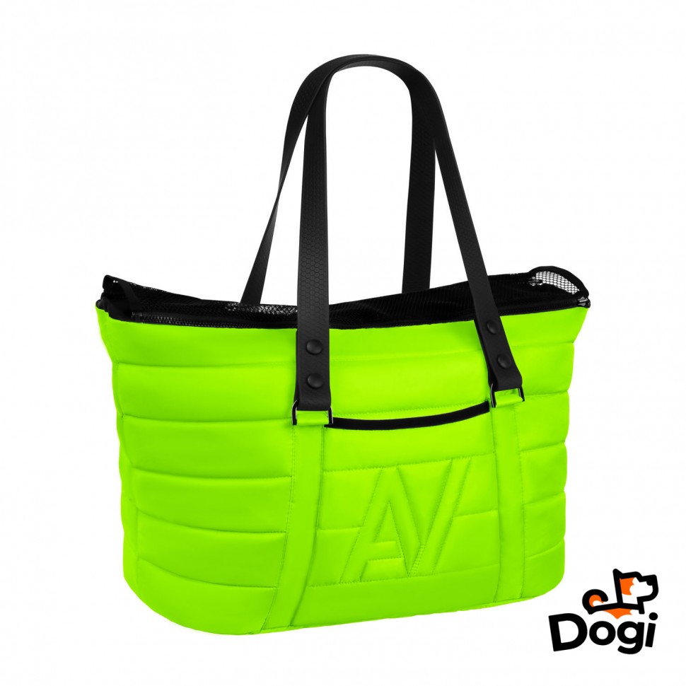 Сумка-переноска AiryVest салатовая, 38х29х21см, 00975
