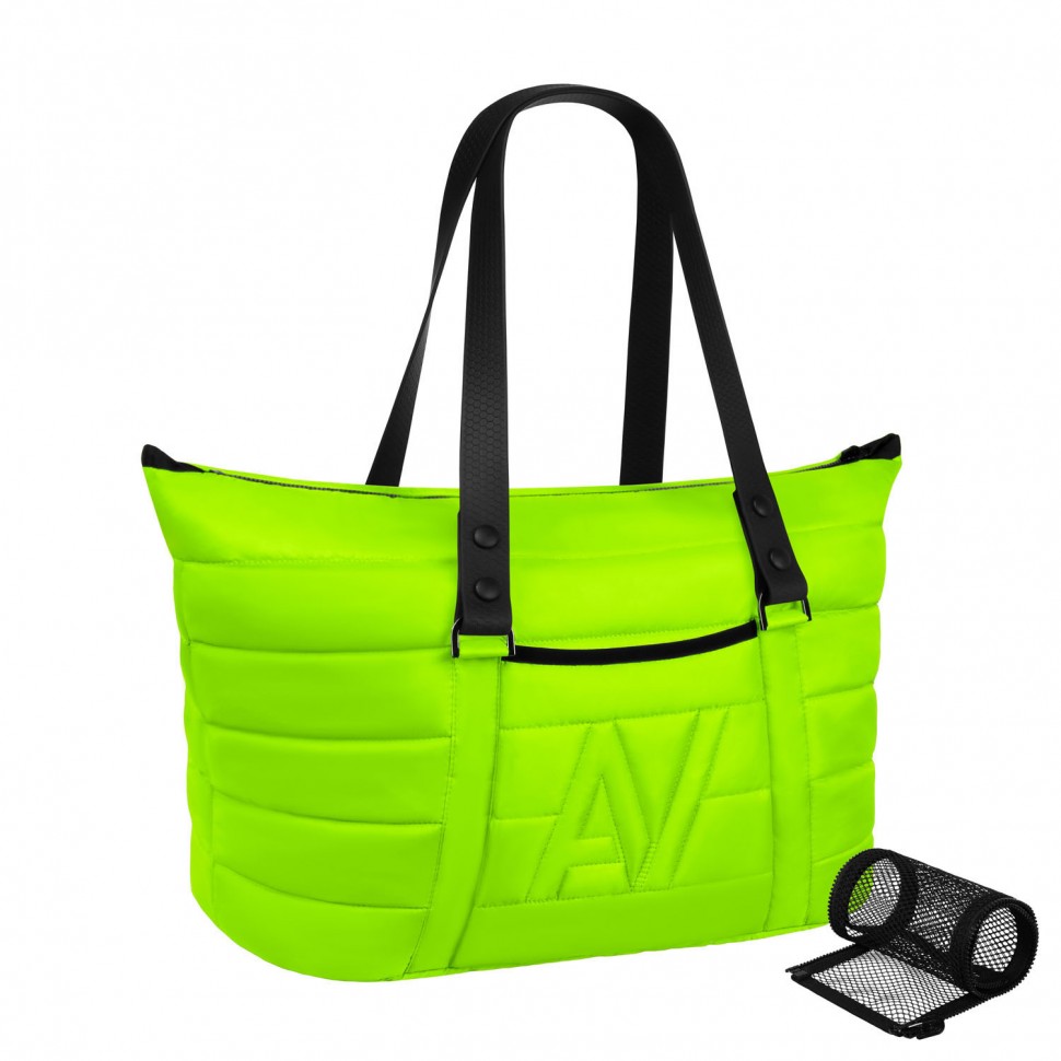 Сумка-переноска AiryVest салатовая, 38х29х21см, 00975
