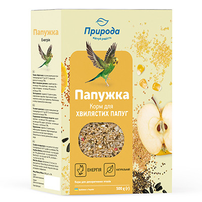 Корм «Папужка «Энергия» 500г NEW