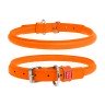 Ошейник круглый WAUDOG Glamour Оранжевый, кожа, Размер: S (33-41 см)