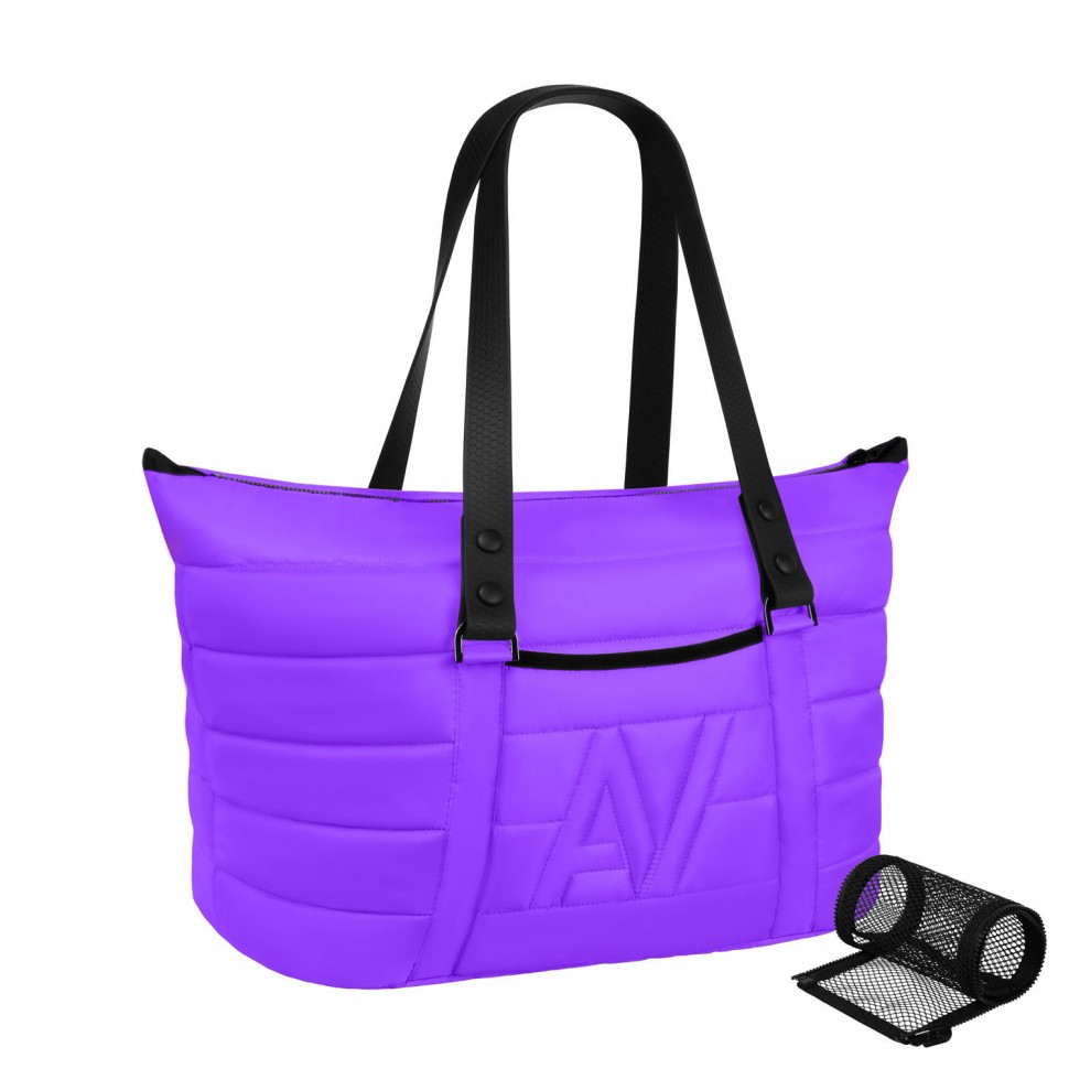 Сумка-переноска AiryVest фиолетовая, 38х29х21см, 00979
