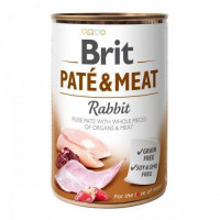 Brit Paté &amp; Meat Dog k 400 g с кроликом