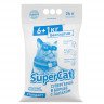 Наполнитель древесный SuperCat СТАНДАРТ, 6+1 кг, Без запаха, 5995
