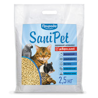 Наполнитель древесный SANI PET УНИВЕРСАЛЬНЫЙ 2,5 кг натуральный
