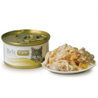 Brit Care Cat k 80g  куриная грудка и сыр